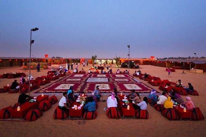 Dubai Evening4x4Desert Safari,BBQ Dinner,4 LiveShows,Camelride - Four shows after dark