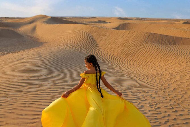 Dubai Flying Dress Private Photoshoot in the Desert - What happens during the one-hour session