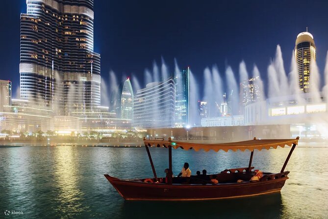 Dubai Fountain Show Boat Lake Ride Ticket - Ticket collection needs careful planning