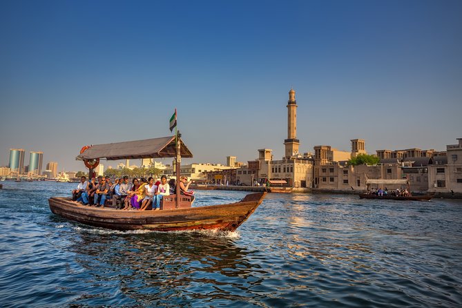 Dubai: Frame Tickets, Creek, Souks & Blue Mosque Guided Tour - Burj Al Arab and Jumeirah Beach: a quick start
