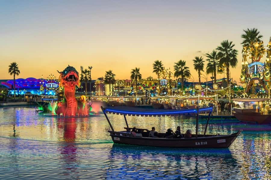 Dubai: Global Village Entry Ticket with Hotel Transfers - Shows, festivals, fireworks, and light displays