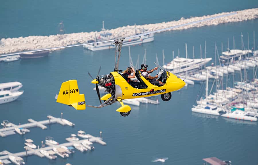 Dubai: Gyrocopter Introductory Flight - The aircraft experience: more than a sightseeing ticket