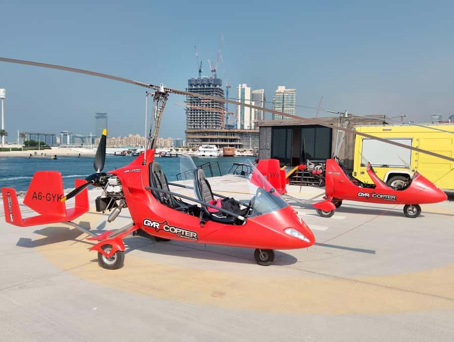 Dubai: Gyrocopter Introductory Flight - Photos, video, and the no-phone rule