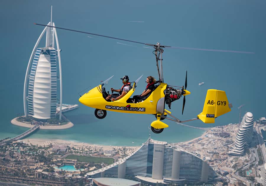 Dubai: Gyrocopter Introductory Flight - What the 20-minute route shows you