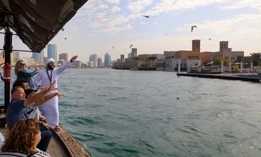 Dubai: Half-Day City Tour with Blue Mosque, Creek, and Souks - Inside the Blue Mosque