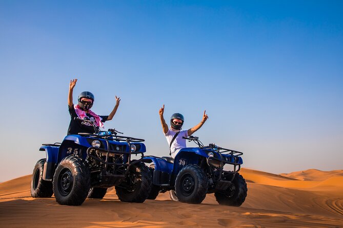 Dubai: Half-Day Desert Safari, Camels, Quad Bike & Refreshments - Camel riding and the falcon experience