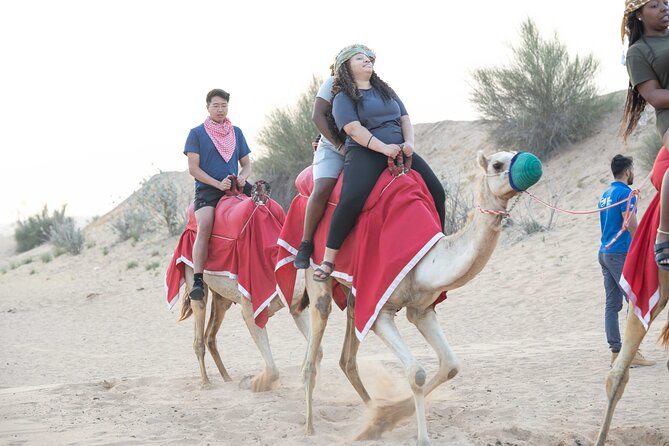 Dubai Half-day Red Dunes bashing with Sandboarding, Camel &Falcon - The 50-minute ride to Lahbab