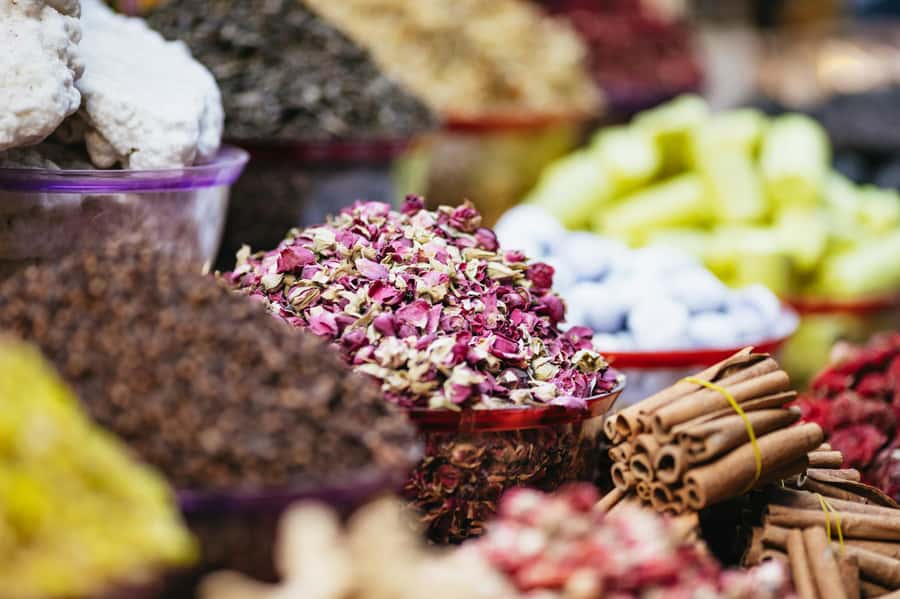 Dubai: Half-Day Street Food Tour - Lebanese food with grilled meat and shared plates