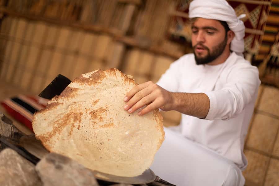 Dubai: Heritage Camel Desert Safari with Traditional Dinner - Bread-making, henna, music, and dance