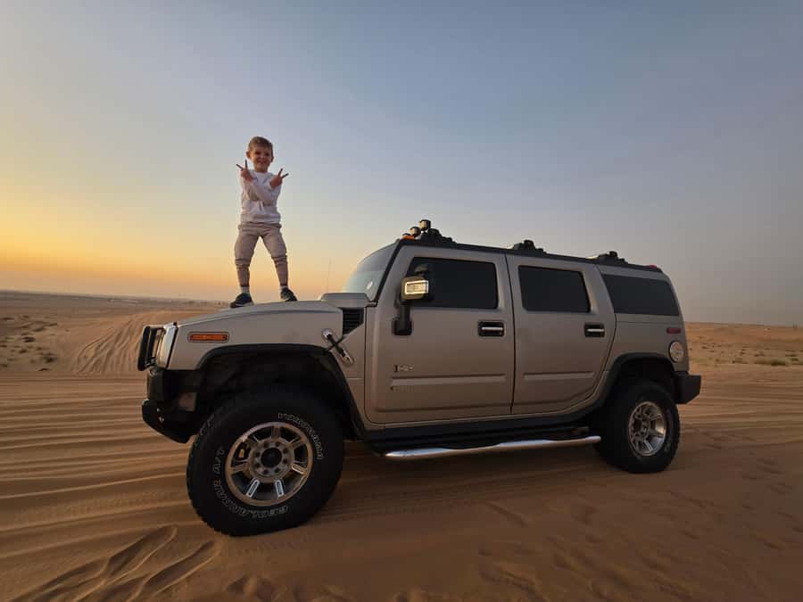 Dubai Hummer Safari Adventure & Traditional Dress Photoshoot - A premium camp with practical comforts