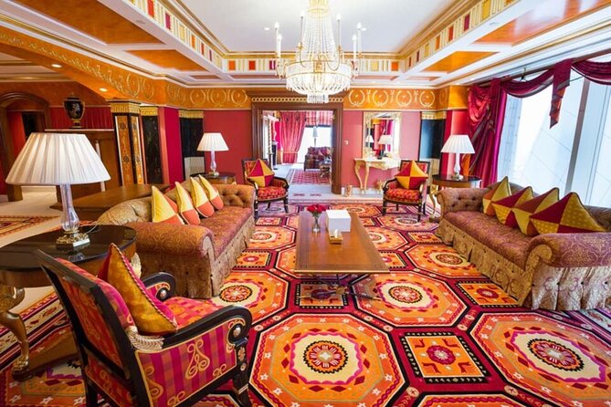 Dubai Inside Burj Al Arab Tour Including Food and Transfer Option - The atrium: Dubai luxury at giant scale