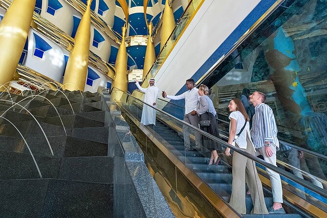 Dubai Inside Burj Al Arab Tour Including Food and Transfer Option - The Royal Suite and the staged luxury question