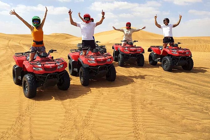 Dubai: Jeep Desert Safari, Camel Ride, and Quad Bike Tour - From Dubai streets to Lahbab’s red dunes