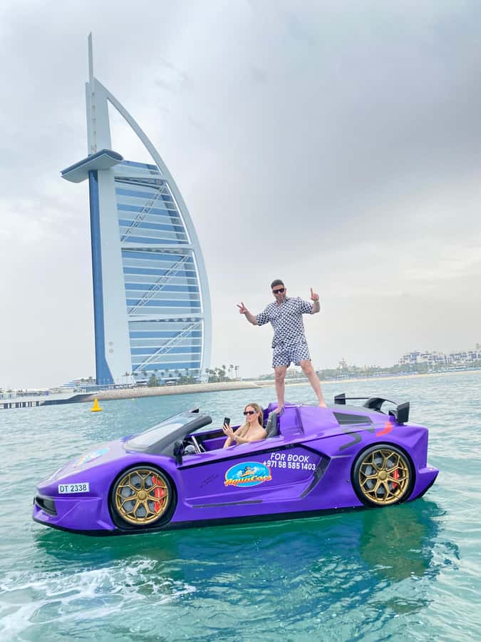 Dubai: Jet car at Burj Al Arab with photos and videos - From BlueSea Watersport to the Burj Al Arab