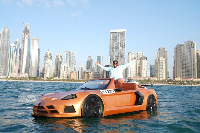 Dubai Jet Car Experience with Optional Transfers - The Dubai Marina setting adds the visual payoff