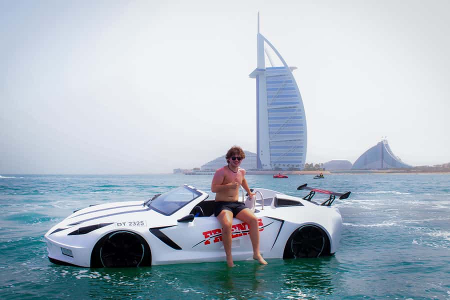 Dubai: Jet Car to Burj Al Arab with Breakfast and Soft drink - What driving a jet car in Dubai is really like