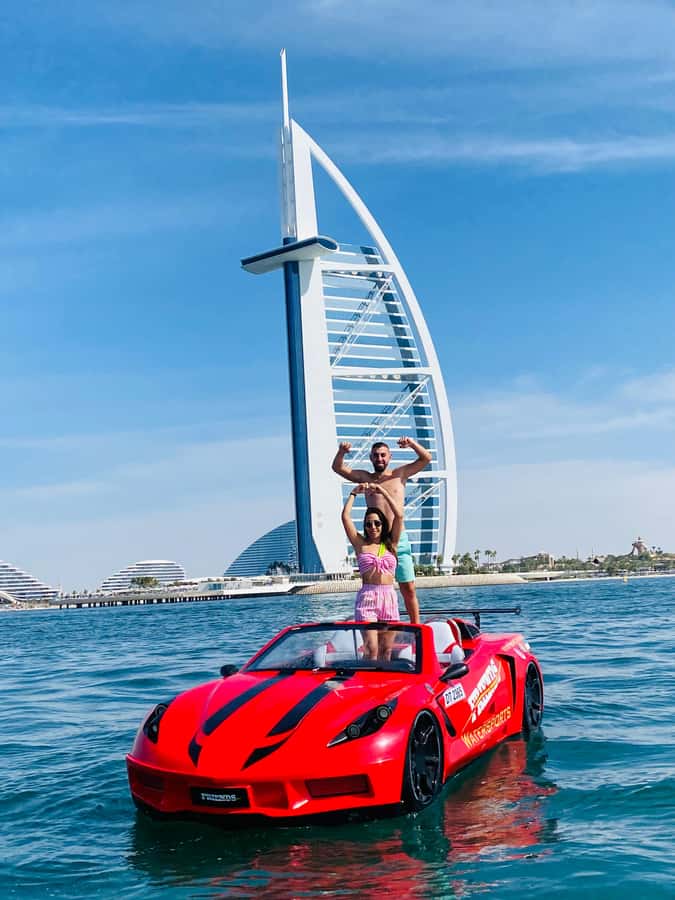 Dubai: Jet Car to Burj Al Arab with Breakfast and Soft drink - Starting at Umm Suqeim Fishing Harbor