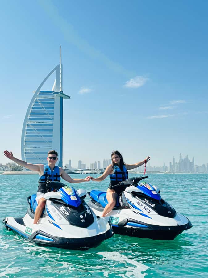 Dubai: Jet Ski 30Min & 30Min Jet Car Burj Al Arab Adventure - Key points at a glance