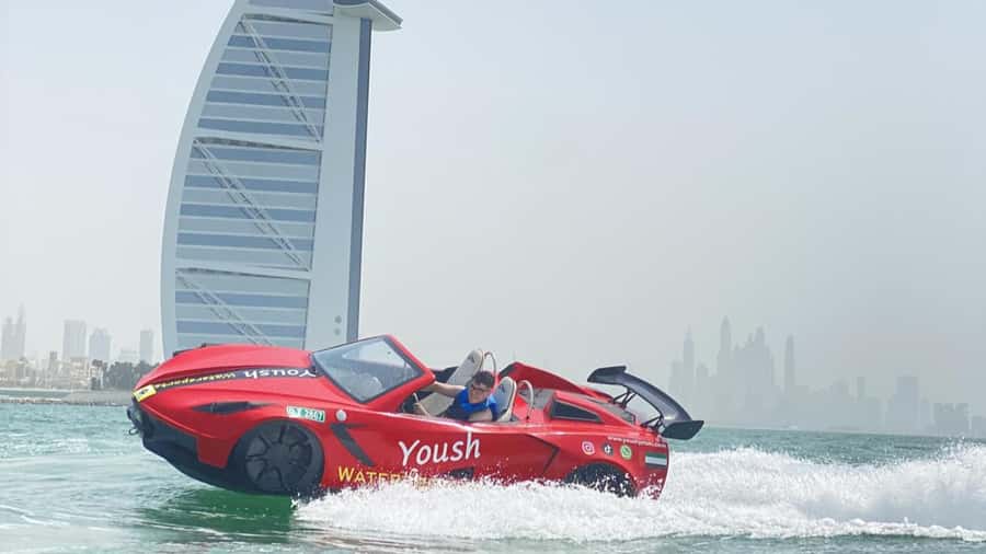 Dubai: Jet Ski 30Min & 30Min Jet Car Burj Al Arab Adventure - Switching to the two-seat jet car