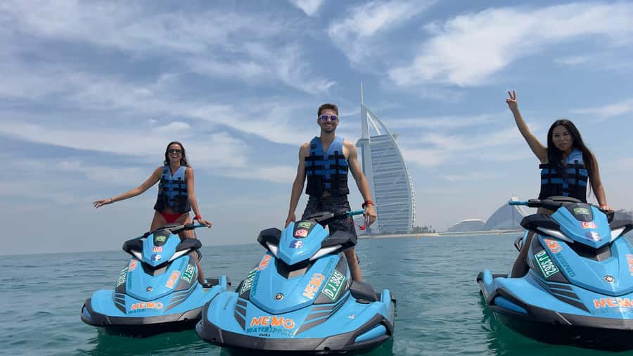 Dubai Jet Ski: Burj Khalifa, Burj Al Arab, Pics & Ice Cream! - Who will enjoy this most?
