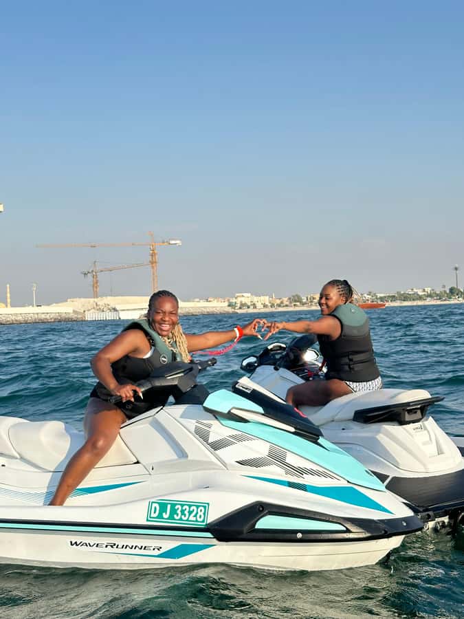 Dubai Jet Ski & Chill? More Like Jet Ski & Thrill! + Coffee - The 1050cc Yamaha ride