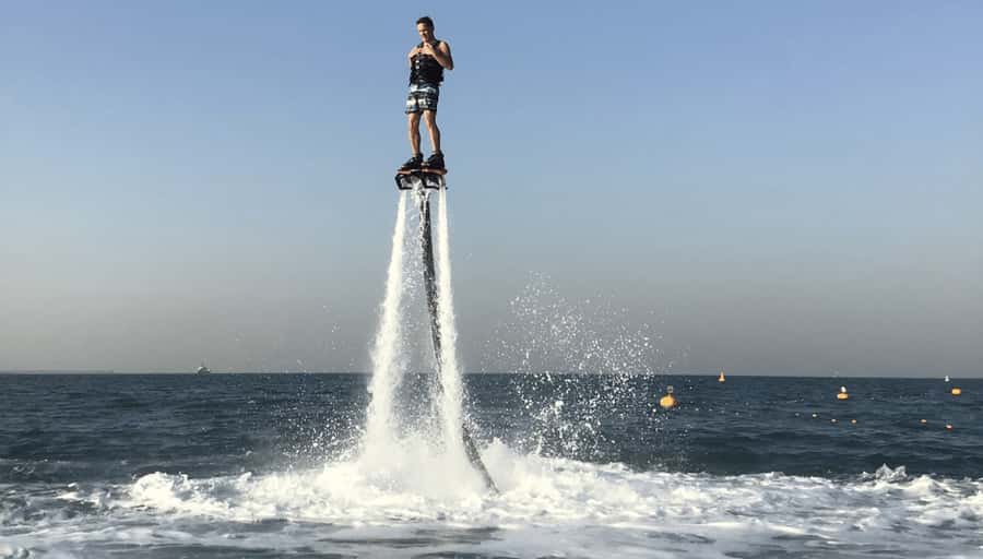 Dubai: Jet ski & Flyboard in Dubai Free Ice Cream - Jet skiing past Burj Al Arab