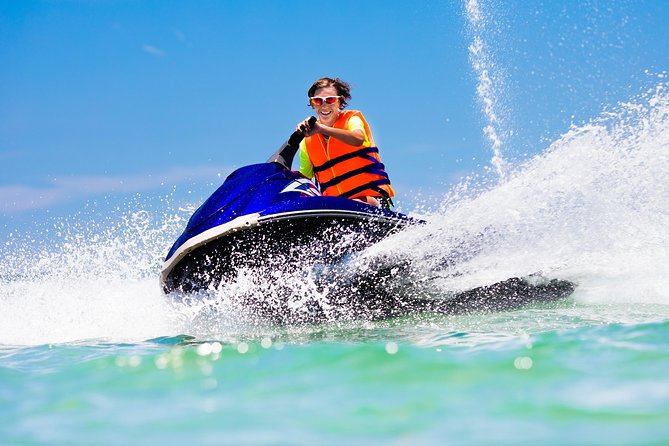 Dubai : Jet Ski Ride to Burj Khalifa & Burj Al Arab with Juice - Starting at Jumeirah’s fishing harbor