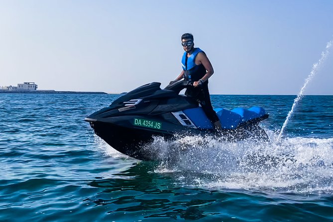 Dubai : Jet Ski Ride to Burj Khalifa & Burj Al Arab with Juice - Burj Khalifa and the Sheikh Zayed Road skyline