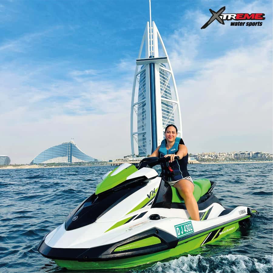 Dubai: Jet Ski Ride with Photos and Videos - 1 Hr - Atlantis is the main stop, not a long beach break