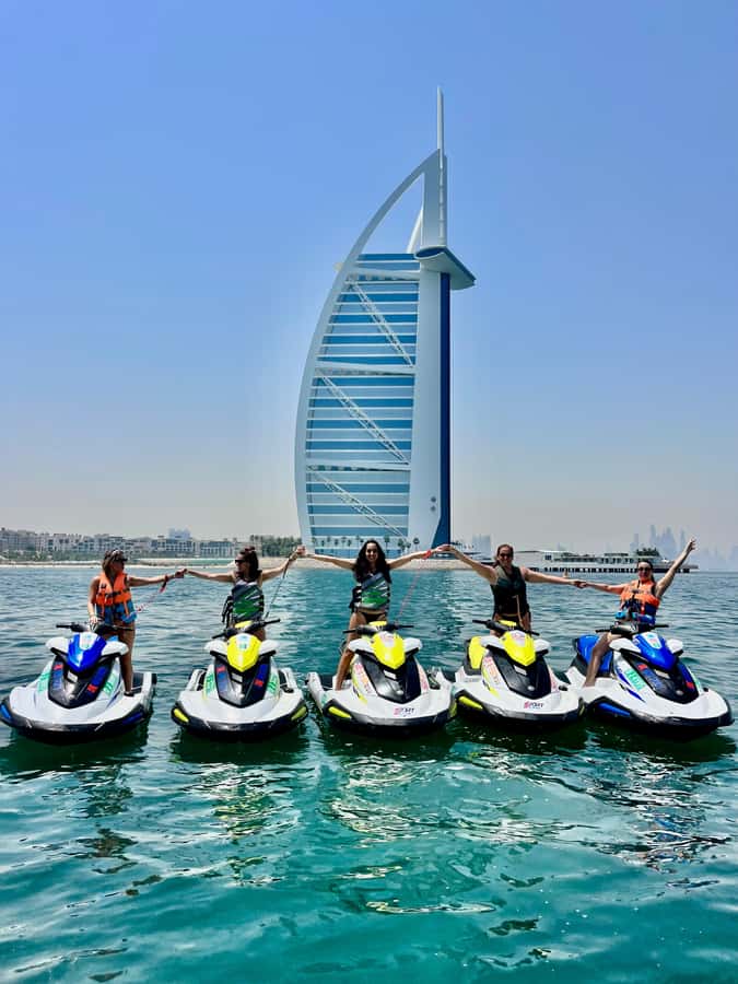 Dubai: Jet Ski to Burj Al Arab included Photos and Videos - The safety briefing and first ride