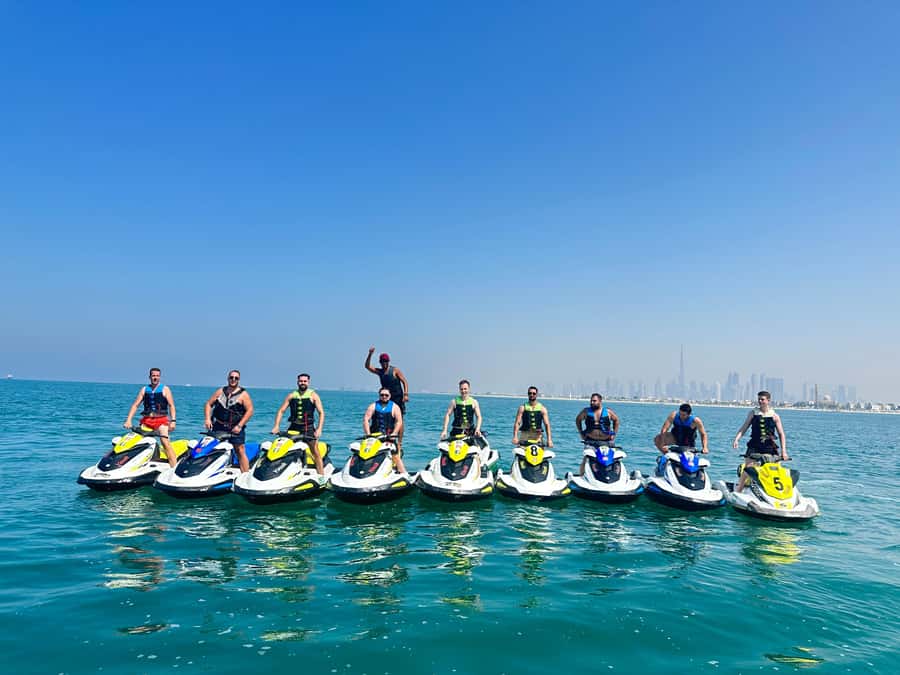 Dubai: Jet Ski Tour of Burj Al Arab & Atlantis the Palm - Burj Al Arab: the first major photo stop