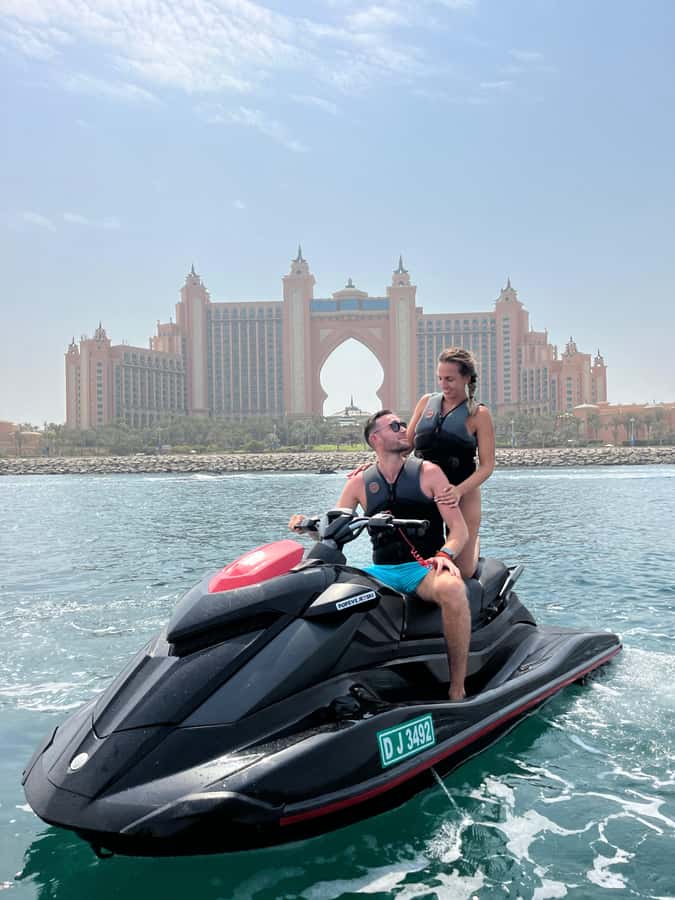 Dubai: Jet Ski Tour To Dubai marina, JBR - Starting near Burj Al Arab and the Dubai Fish Market