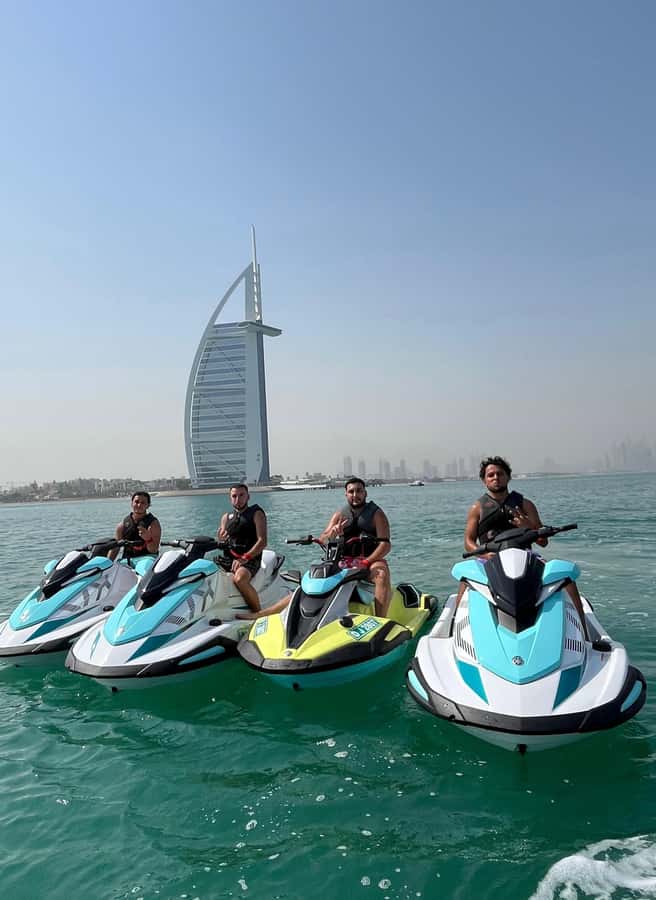 Dubai: Jet Ski Tour To Dubai marina, JBR - One jet ski for two people