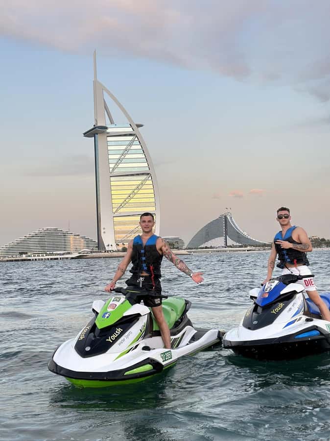 Dubai: Jetski Adventure w/ Burj Khalifa & Burj Al Arab Views - Burj Khalifa views from the coast