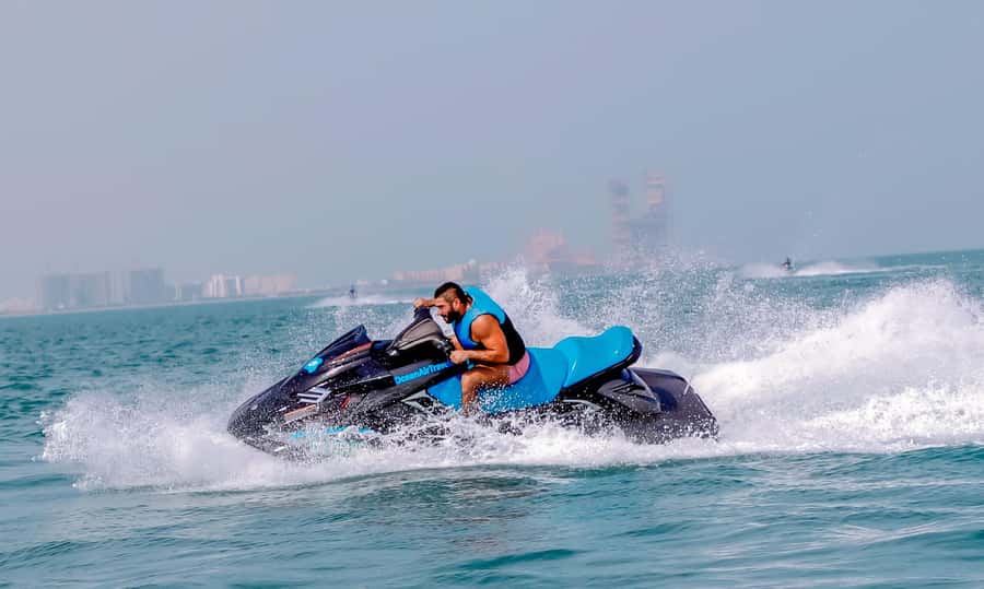 Dubai: Jetski Ride up to 2 People with Photos & Refreshments - What the supercharged jet ski feels like