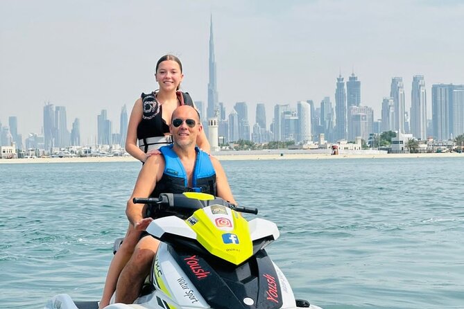 Dubai Jetski Tour of Burj al Arab and Burj Khalifa 45Min. - Jumeirah Public Beach and the hotel views