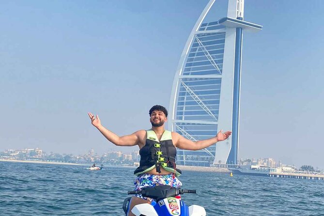 Dubai Jetski Tour of Burj al Arab and Burj Khalifa 45Min. - The Burj Khalifa photo stop from the sea