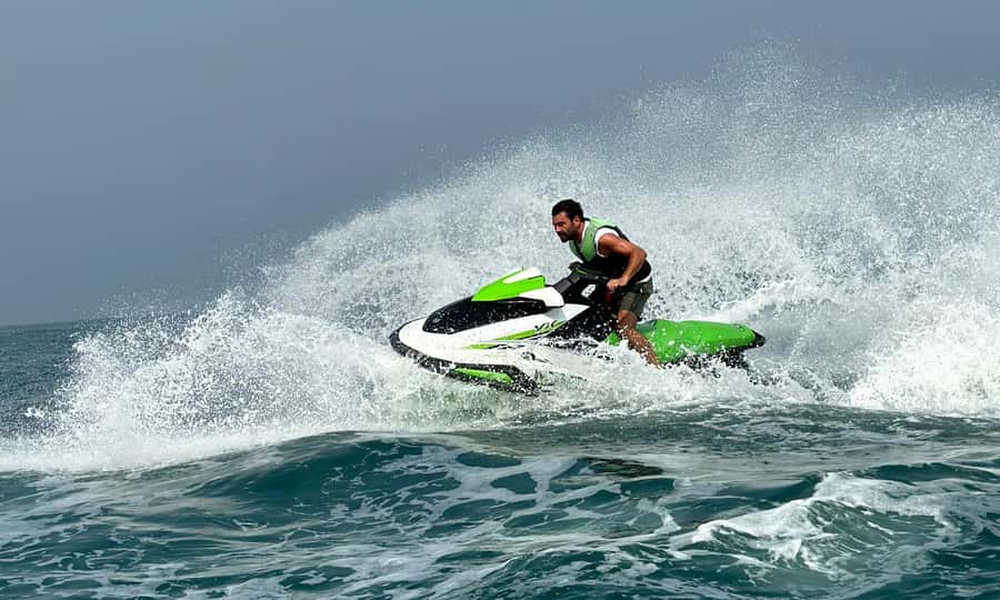 Dubai: Jetski Tour to Dubai Eye, JBR, Palm & Burj Al Arab - Dubai’s skyline, seen from the sea