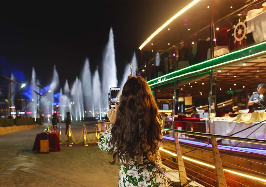 Dubai: Luxury Canal Dinner Cruise with Optional Transfers - The route from Festival City to Business Bay