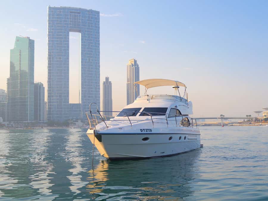 Dubai: Luxury Private 50 FT Yacht Cruise + Optional Sushi - Sunset, music, and time on deck