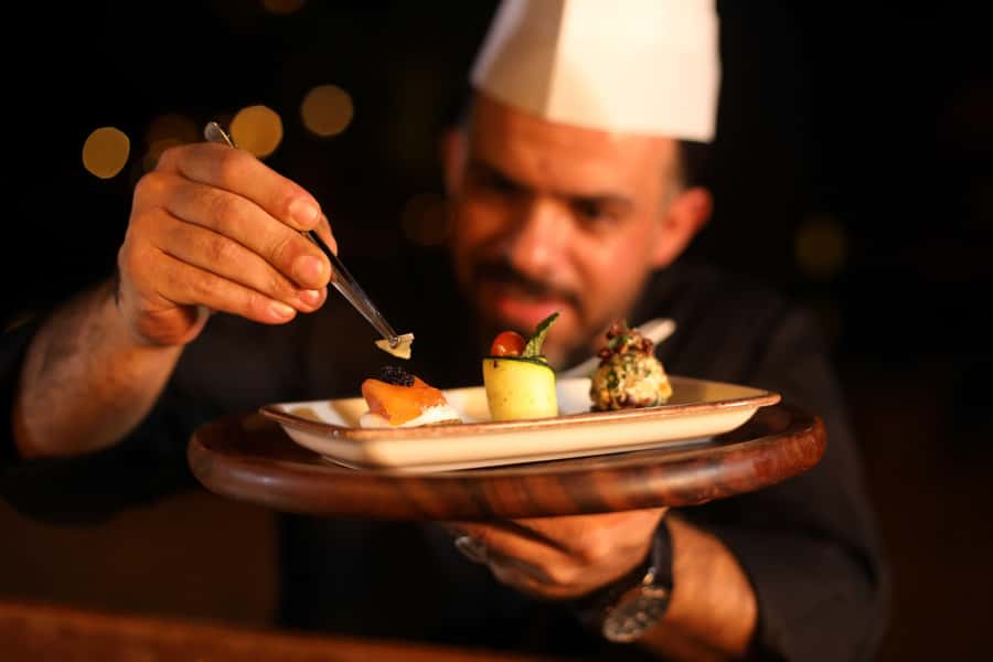Dubai: Luxury Safari with Michelin-Curated 5-Course Dinner - Five courses in a private desert cabana