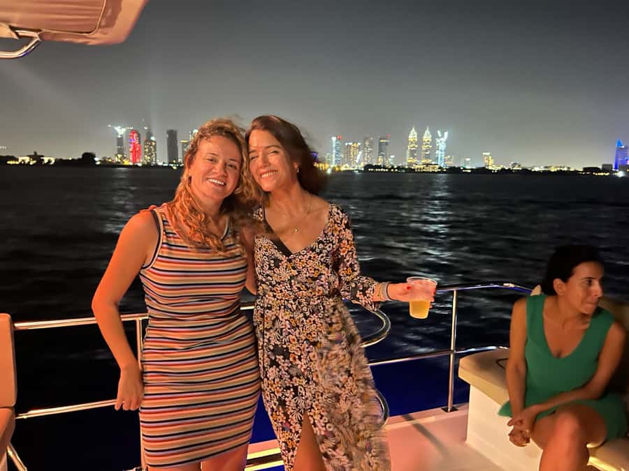 Dubai: Luxury Sightseeing Cruise with Food and Drinks - The sky deck, saloon, and VIP bow area