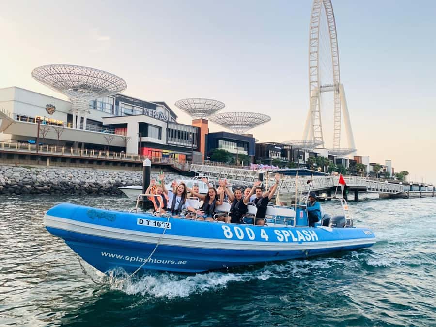 Dubai Marina : 1.5-Hour Atlantis Sightseeing Speedboat Tour - Starting behind Al Rahim Mosque at Dubai Marina