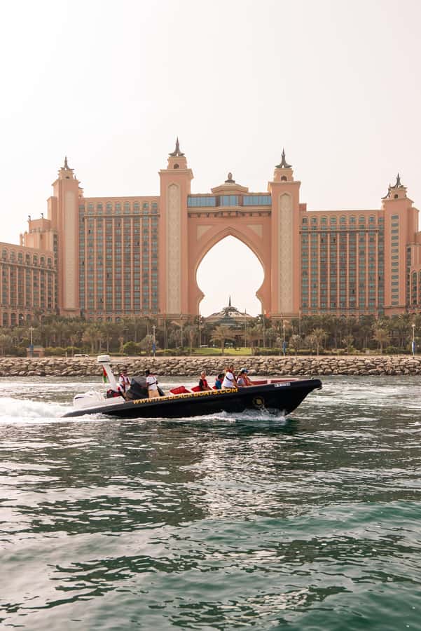 Dubai Marina: 1-Hour Luxury Sightseeing Speedboat Tour - Through the Dubai Marina canal