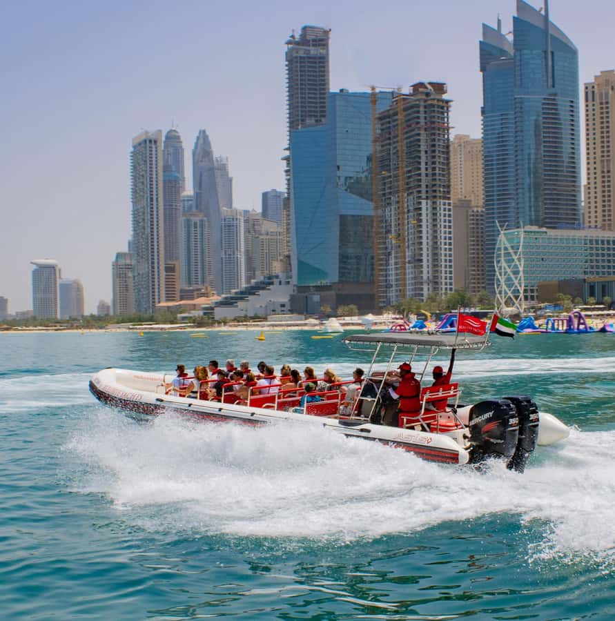 Dubai: Marina, Atlantis, Palm & Burj Al Arab Speedboat Tour - Speed, spray, and the ride itself