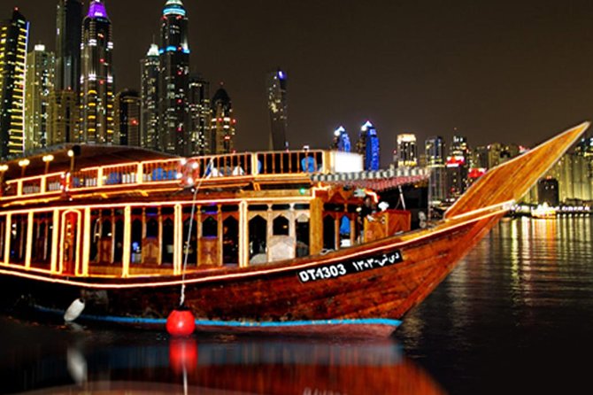 Dubai Marina Cruise Dinner with Entertainment Show - Shared hotel transfers: helpful, but allow extra time