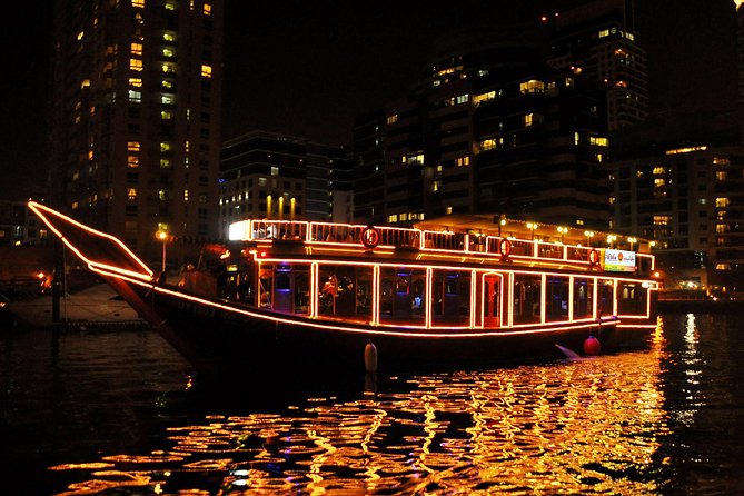 Dubai Marina Dhow Dinner Cruise with Transfers - Boarding the Dhow and Finding Your Place
