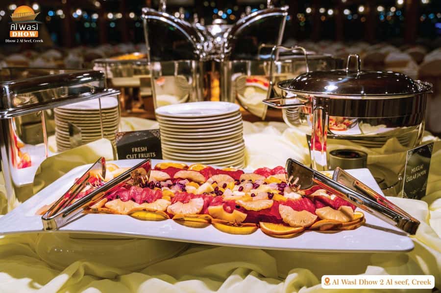 Dubai Marina Dinner Cruise with Live Entertainment(Al Wasl) - Music and the Tanoura dance performance