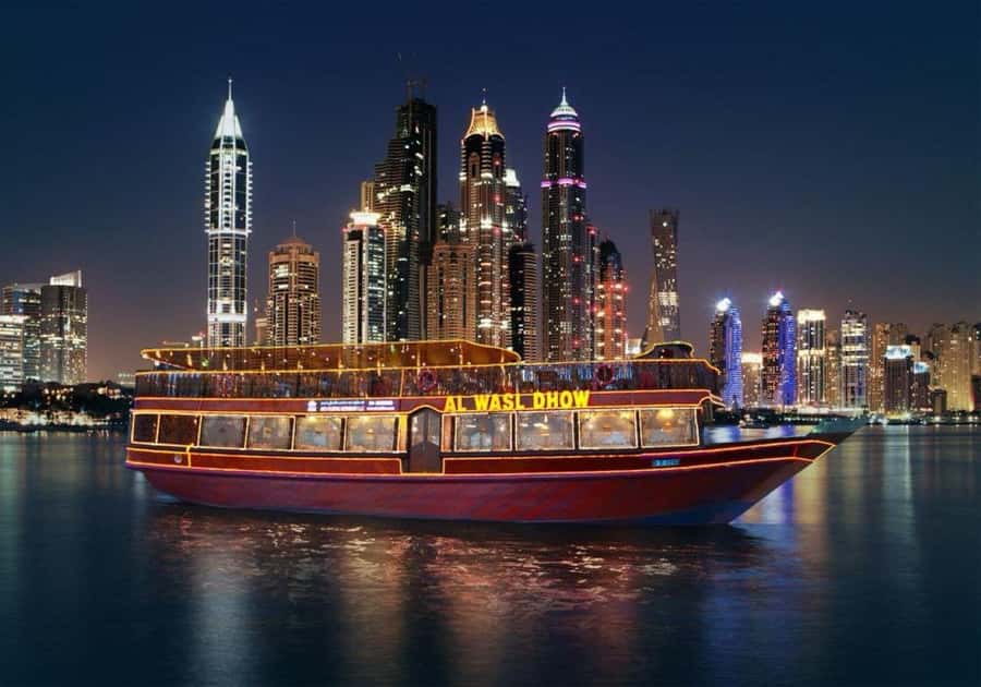 Dubai Marina Dinner Cruise with Live Entertainment(Al Wasl) - Arriving at Dubai Harbour Gate 3