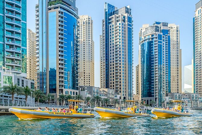 Dubai Marina Guided Sightseeing High-Speed Boat Tour - Bluewaters Island and Ain Dubai